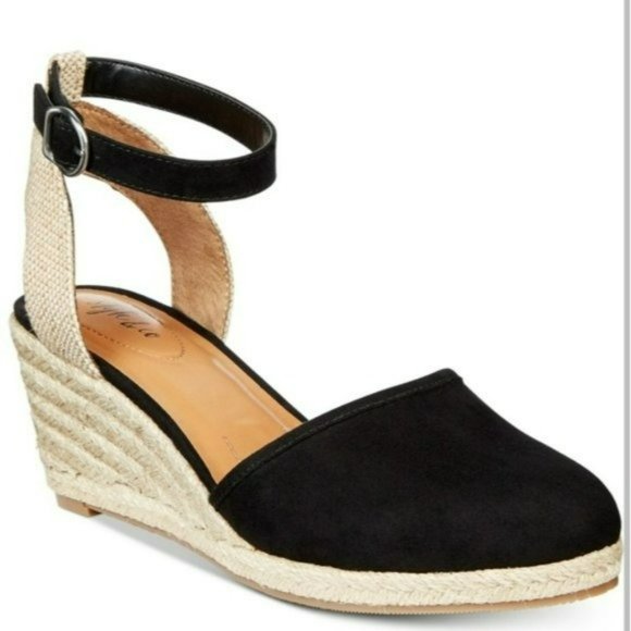 Style & Co Mailena wedge Espadrilles -8.5 W - Picture 4 of 8